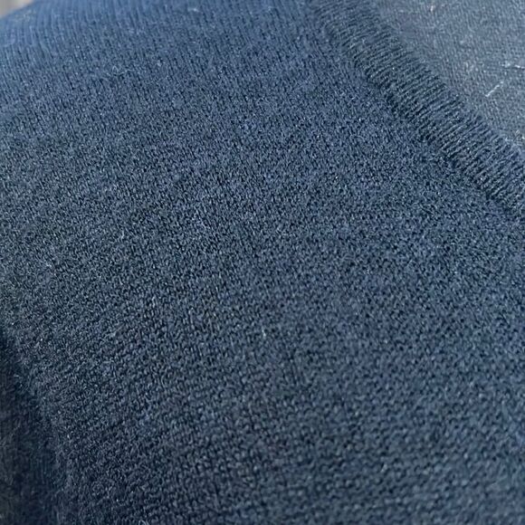 The Limited top career wool blend 3/4 sleeve black gray Large - Picture 3 of 8